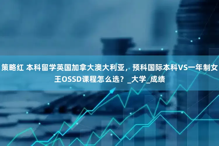 策略红 本科留学英国加拿大澳大利亚，预科国际本科VS一年制女王OSSD课程怎么选？_大学_成绩